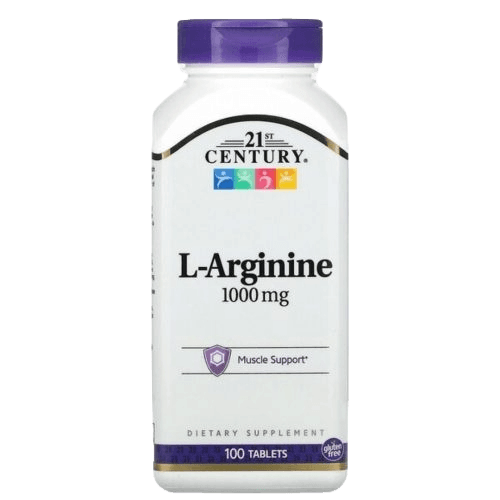 21st Century – L-Arginine 1000mg 100 Tablets
